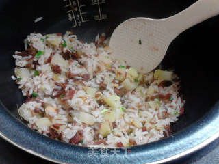 Bacon and Potato Braised Rice recipe