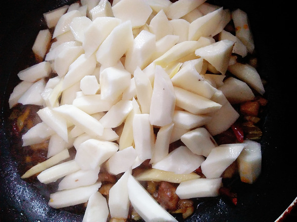 Lunch, Home-cooked Flavor, Diced Pork with Yam recipe