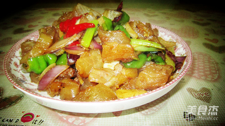 Grilled Beef Tendon with Garlic Slices recipe