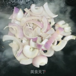 Fried Fish Maw with Onions recipe