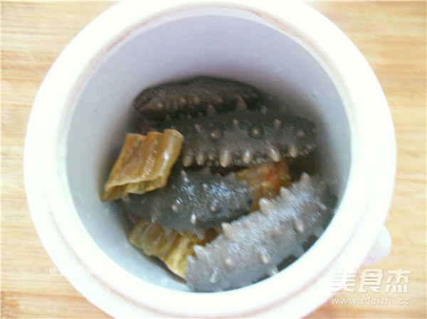 Fish Maw Stewed Sea Cucumber recipe
