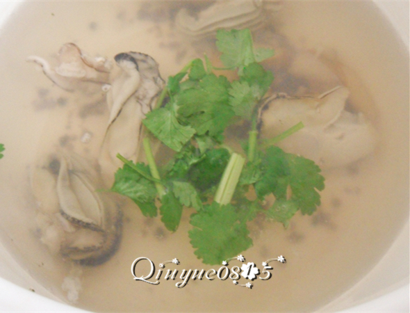 White Pepper Oyster Soup recipe