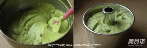 Matcha Red Bean Chiffon recipe