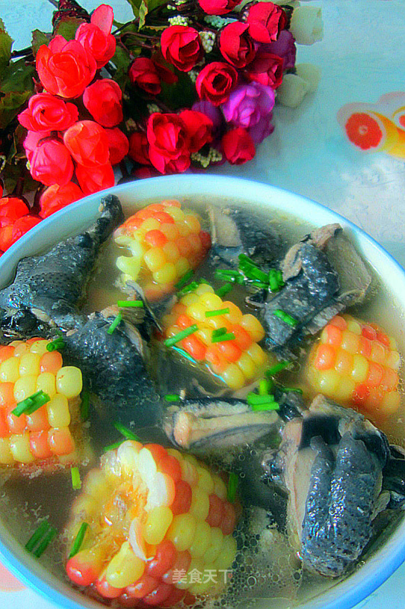 Corn Black Chicken Soup recipe