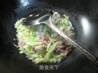 Stir-fried Cabbage with Bacon recipe