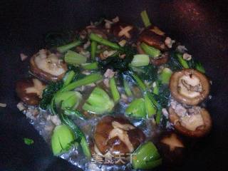【stewed Vegetable Heart with Mushrooms】--a Feast of Green Roses in Oyster Sauce recipe