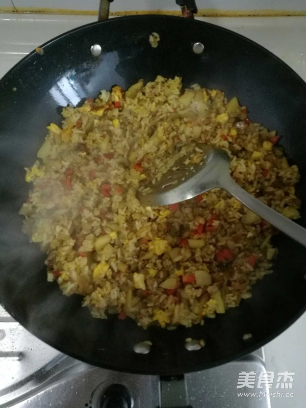 Curry Egg Fried Rice recipe