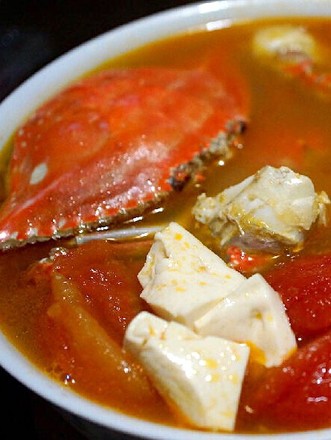 Portunus Crab Tomato Tofu Claypot recipe