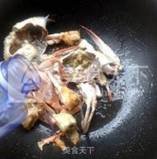 Childhood Taste-fried Crab with Ginger and Spring Onion recipe