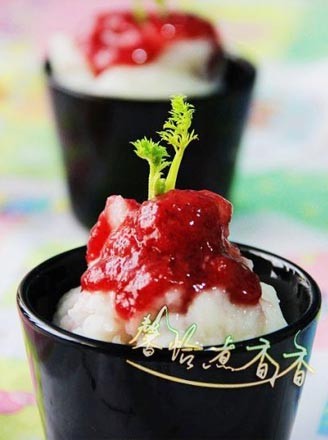 Strawberry Yam Puree recipe