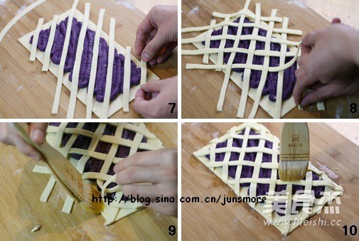 Crispy Purple Potato Pie recipe