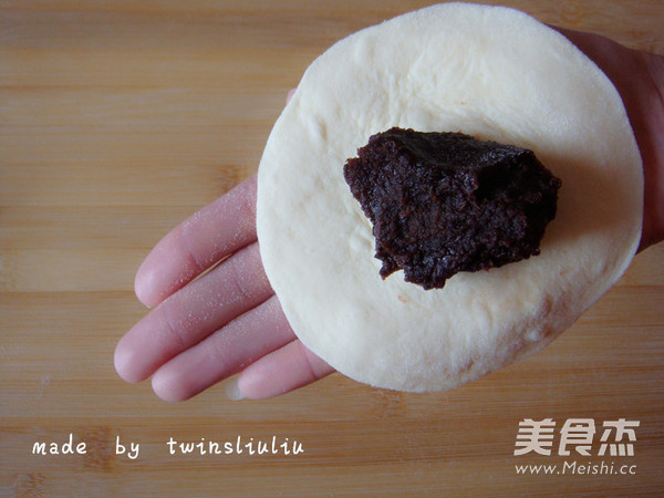 Cute Cartoon Bean Paste Bun recipe