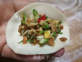 Mushroom and Sophora Flower Egg Dumplings recipe