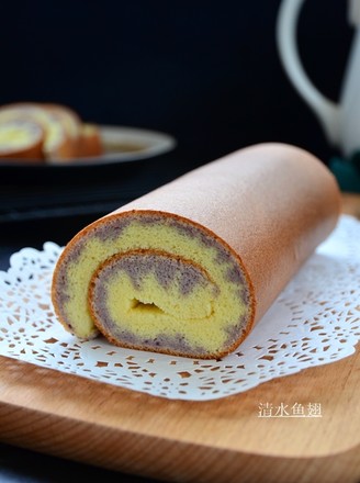 Purple Sweet Potato Cake Roll recipe