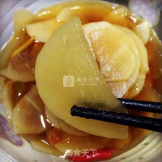Radish Slices in Sauce recipe