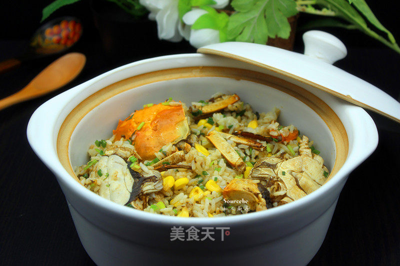 Braised Rice with Hairy Crabs