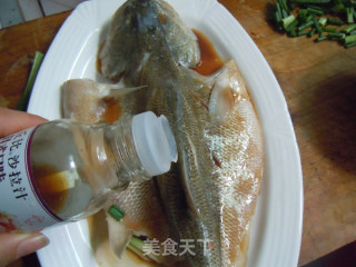 【steamed Sea Bass】 recipe