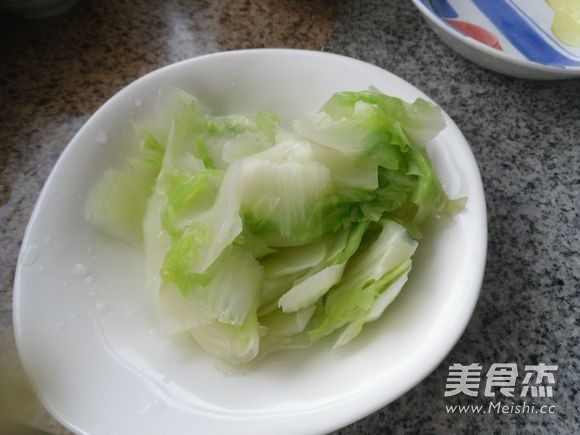 Braised Chinese Cabbage with Meat Sausage recipe