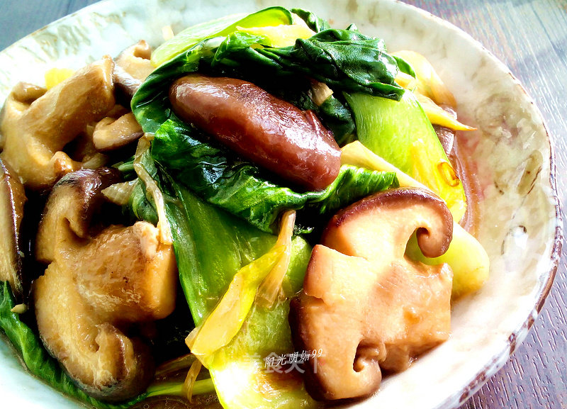 Stir-fried Vegetables with Mushrooms recipe
