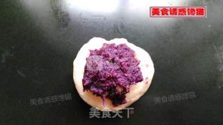 Flower Purple Sweet Potato Bread recipe