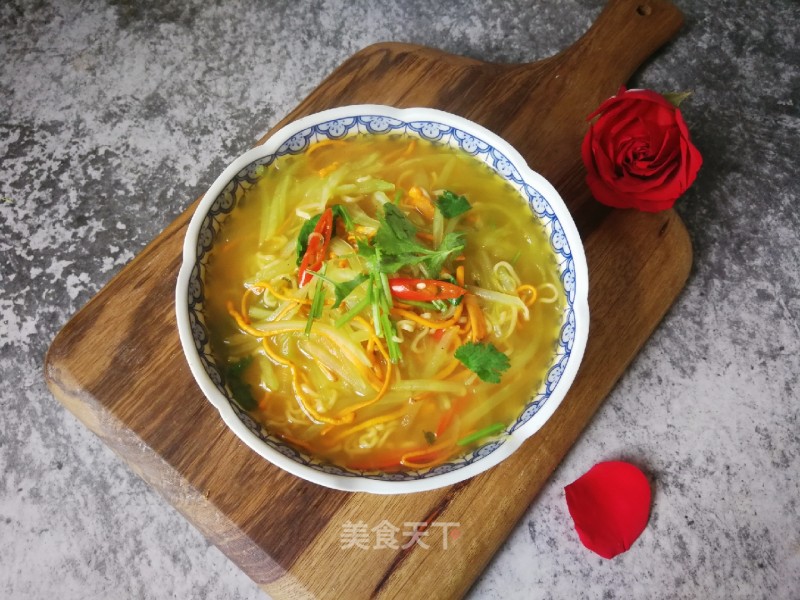 Bamboo Shoots Instant Noodles recipe