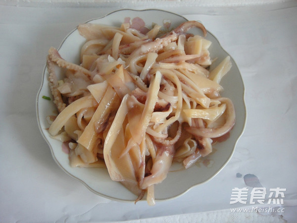 Stir-fried Squid with Sauce recipe