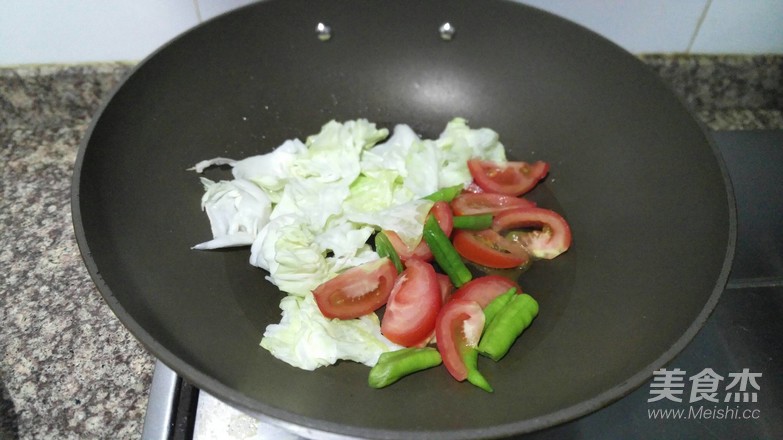 Mixed Vegetable Scissors Noodles recipe