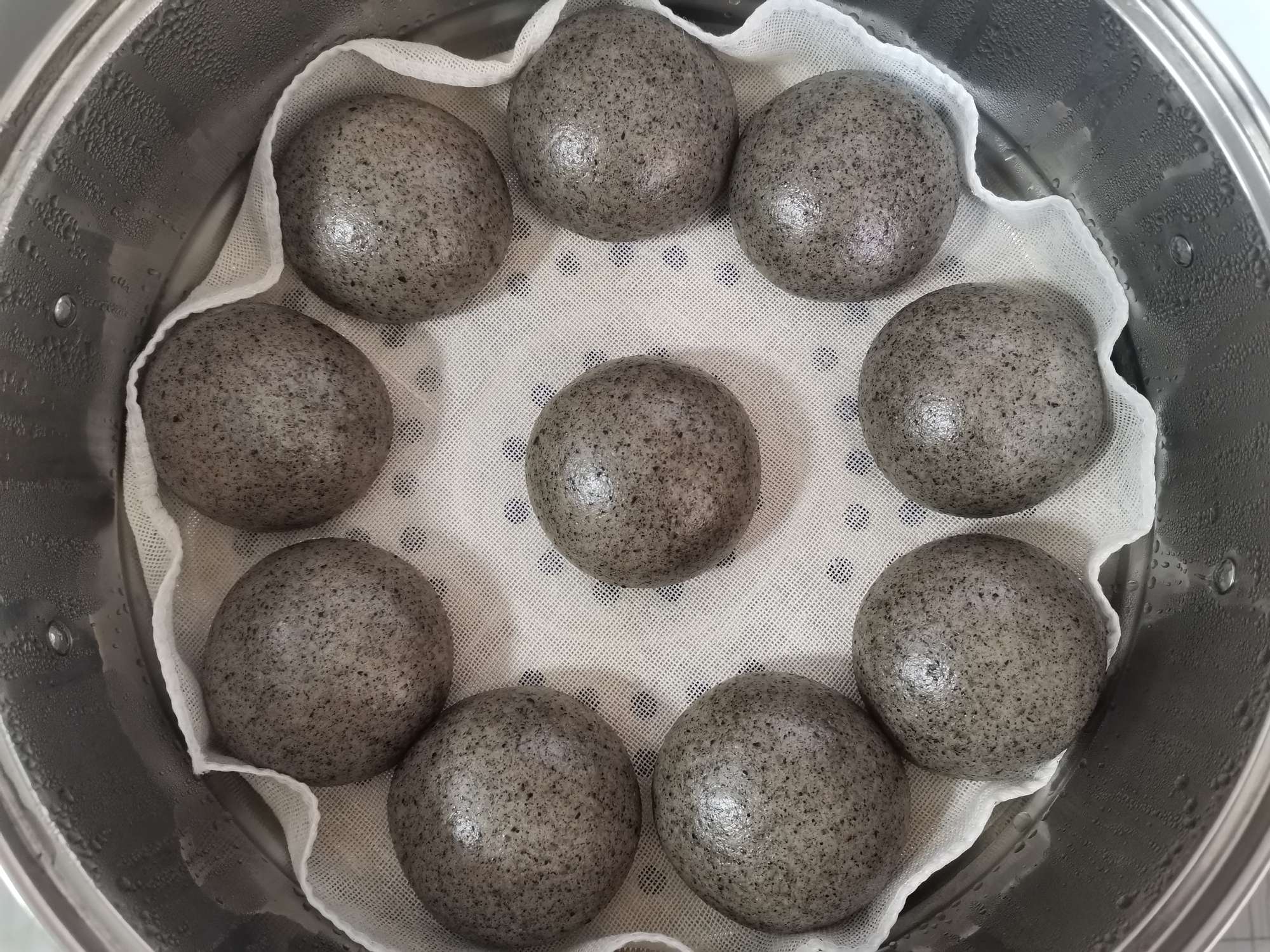 The Favorite of Bald Girls-black Sesame Coconut Milk Flavored Hair Growth Buns recipe