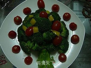 [trial Report of Chobe Series Products] Christmas Tree Salad recipe