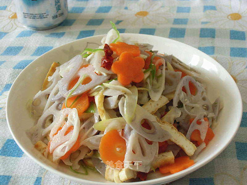 Mixed Lotus Root Slices recipe