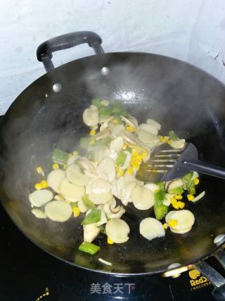 Corn Pleurotus Eryngii recipe