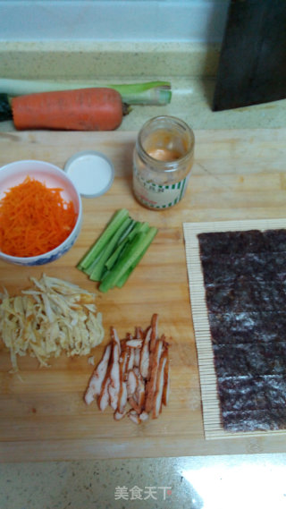 Thousand Island Chicken Sushi recipe