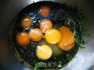Spinach Juice Chiffon recipe