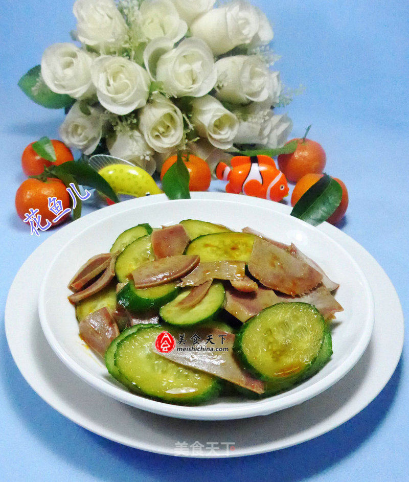 Cucumber Mixed Pork Tongue recipe