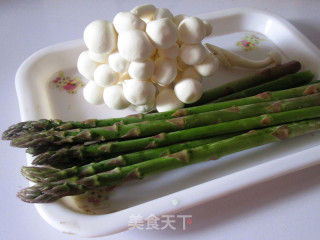 Asparagus and White Mushroom recipe