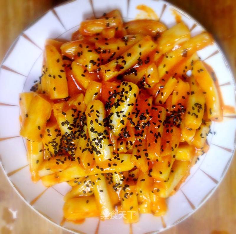Korean Fried Rice Cake recipe