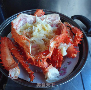 Steamed King Crab recipe