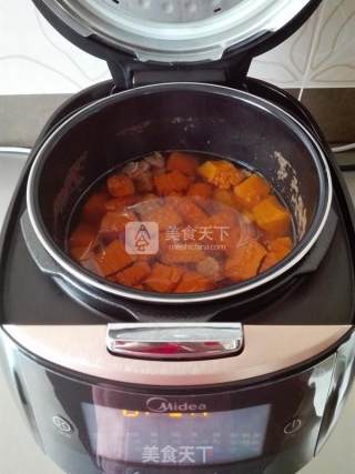Pumpkin Beef Soup recipe