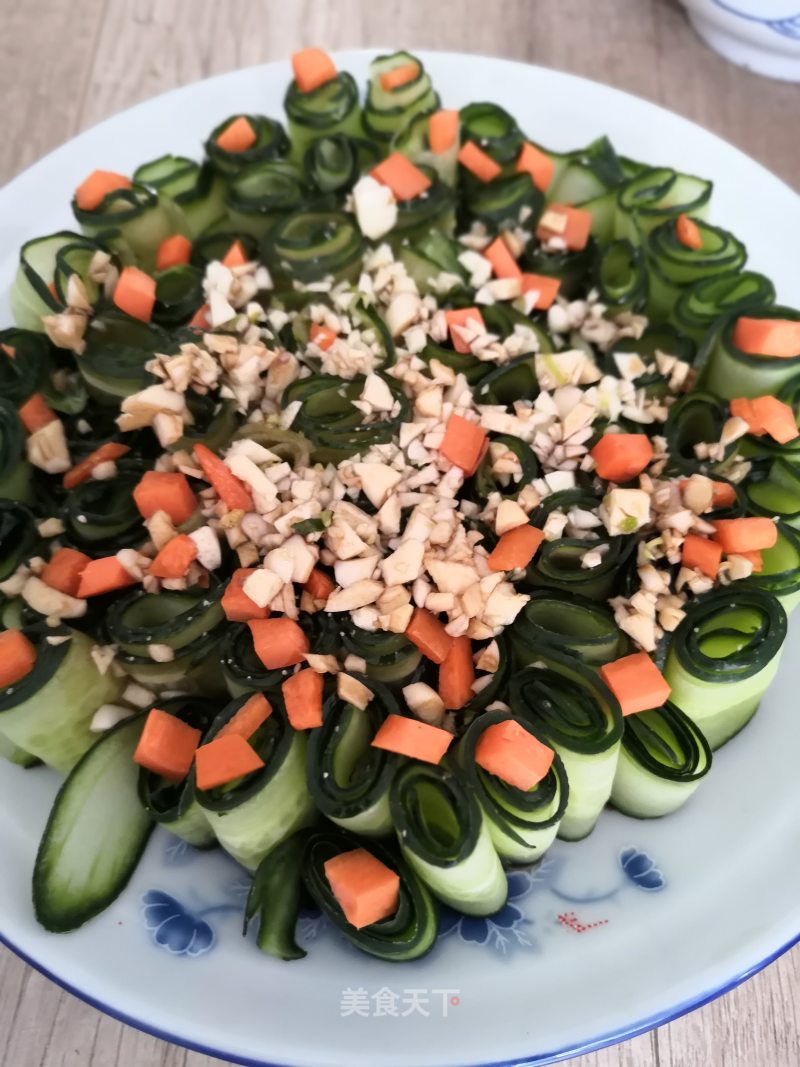 Refreshing Cold Dish ~ Sweet and Sour Cucumber Rolls recipe