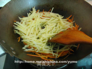 Stir-fried Three Silk recipe