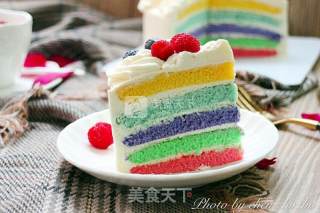 #aca Baking Star Contest #rainbow Cake recipe