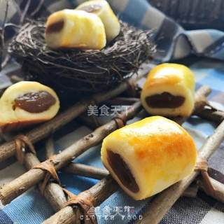 #柏翠大赛#lotus Paste Hand Roll recipe