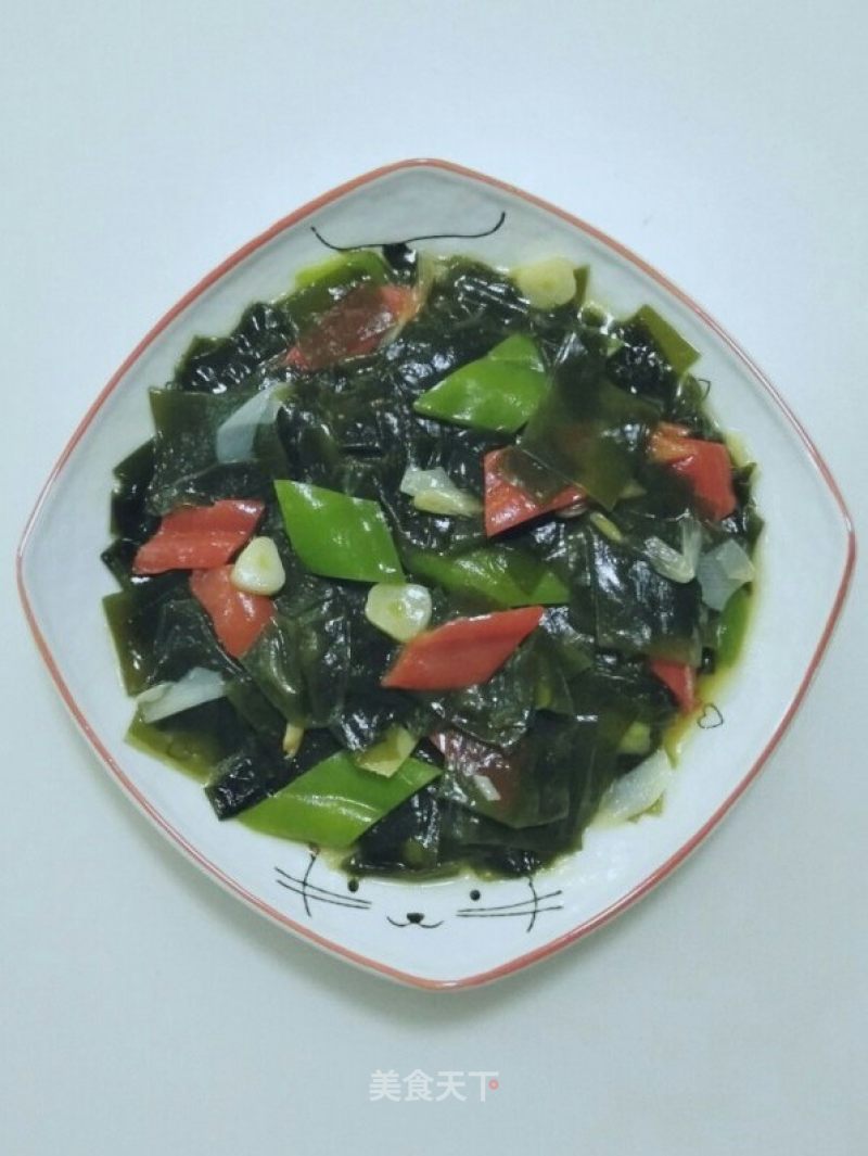 Fried Kelp with Hot Pepper