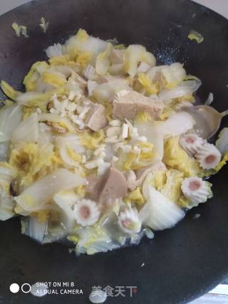 Frozen Tofu Stewed with Cabbage recipe