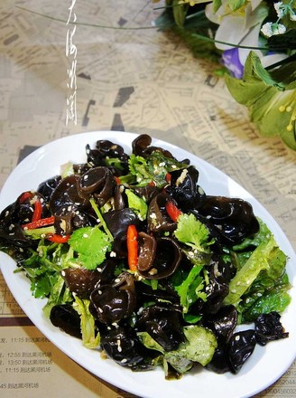 Mixed Lettuce with Fungus recipe