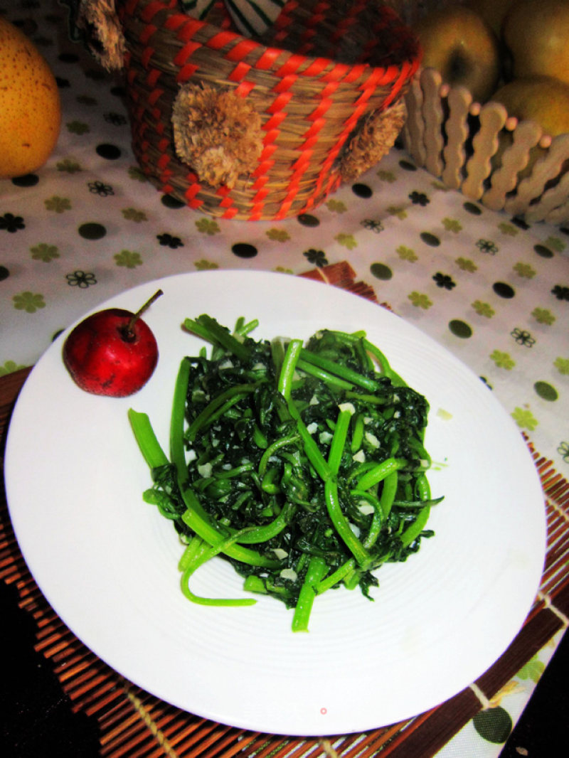 Garlic Chrysanthemum recipe