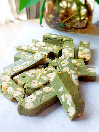 Matcha Peanut Nougat recipe
