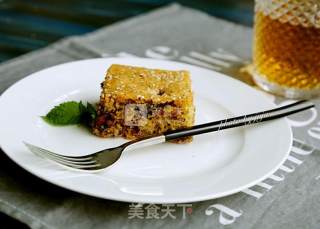 #aca烤明星大赛#healthy Red Dates Walnut Cake recipe