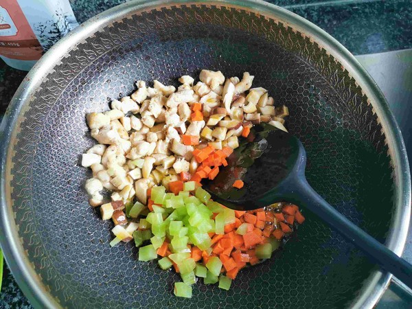 Three Color Quinoa Fried Rice recipe