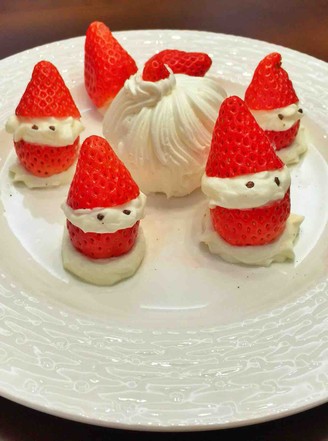 Strawberry Santa recipe